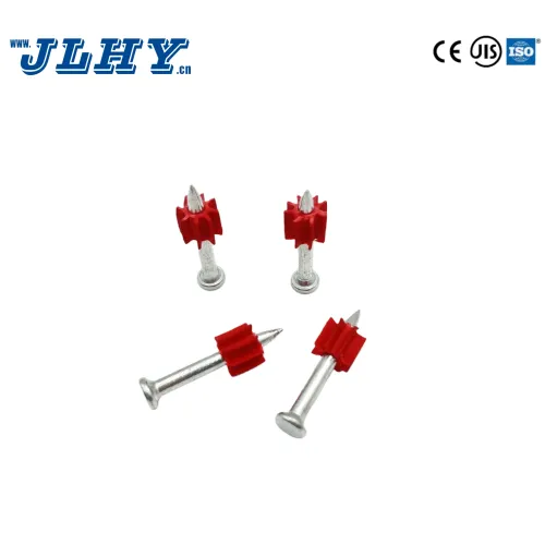 Steel Drive Pin with Red Flute