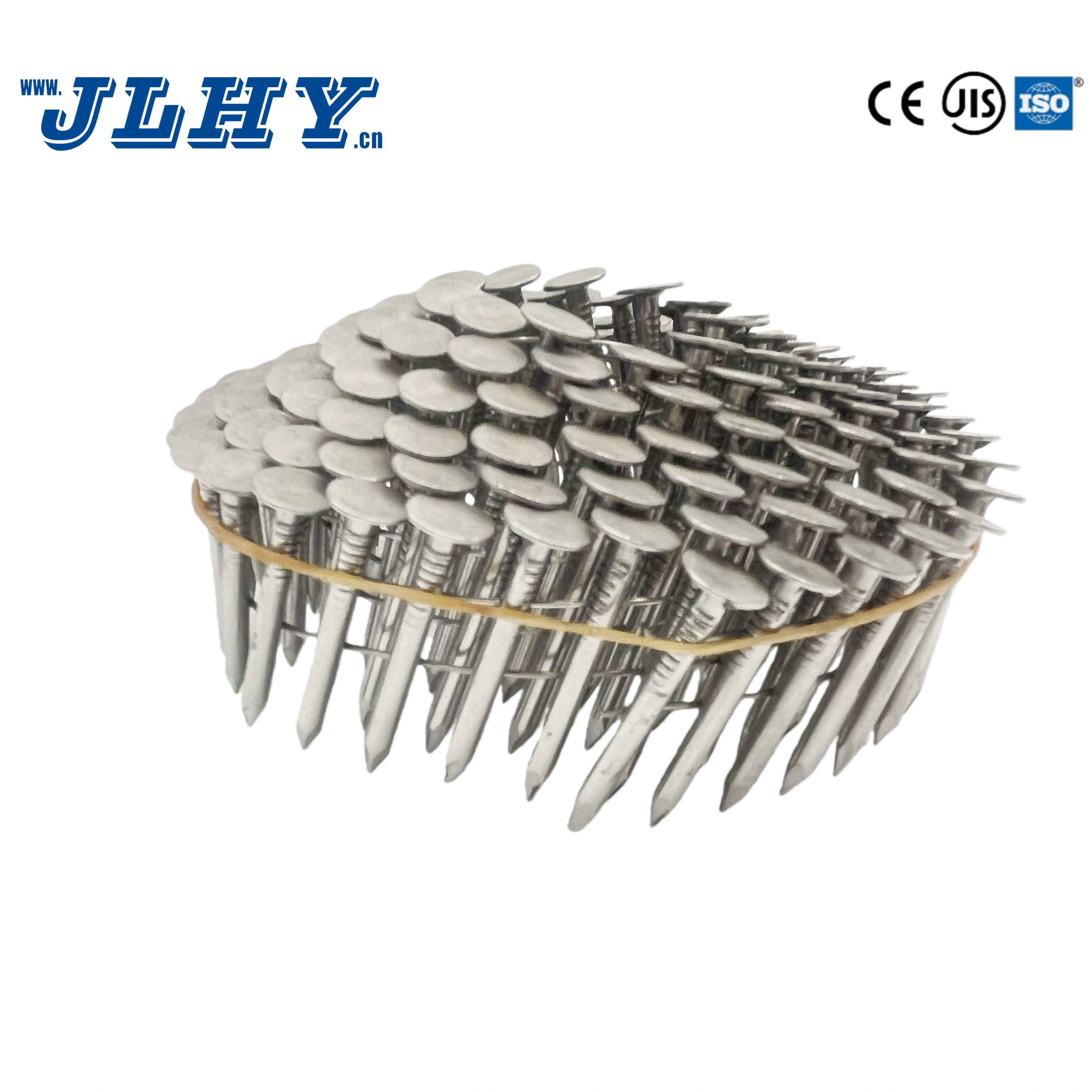 15 Degree Wire Coil Full Round Head Ring-Shank Roofing Nails