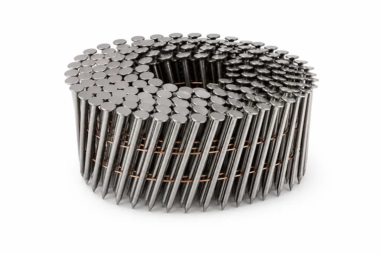 Wire Collated Hi-Load Coil Nails for Industrial Fastening and OEM Supply